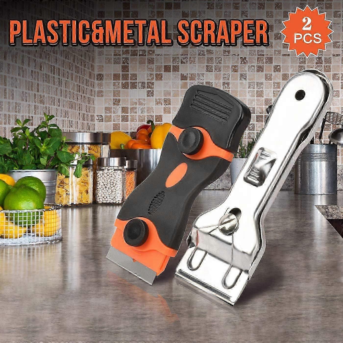 Cleaning Scraper For Ceramic Hob, Oven, Door, Glass And Window To Remove Glue Residues