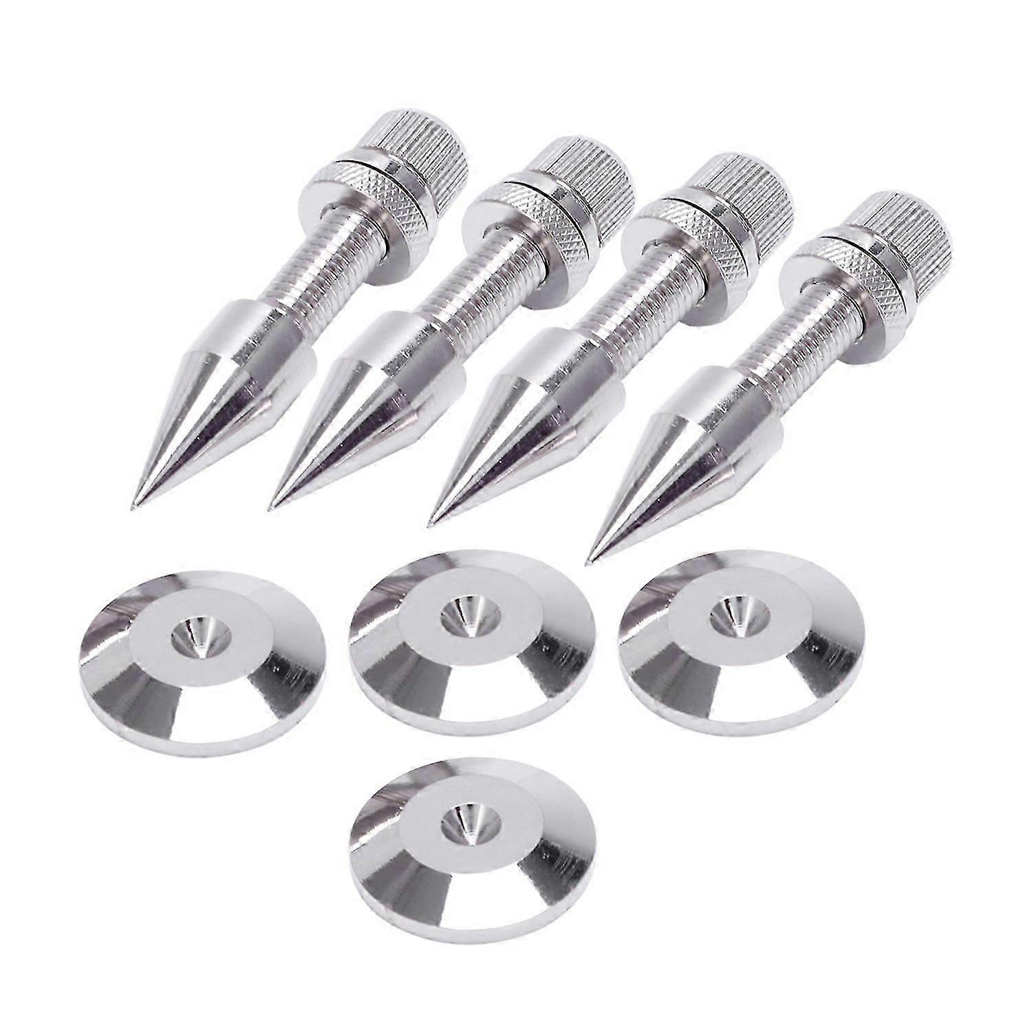 スピーカースパイク アイソレーションスパイク スタンドフット HiFi スピーカー 耐衝撃 コーンベースパッド 4個