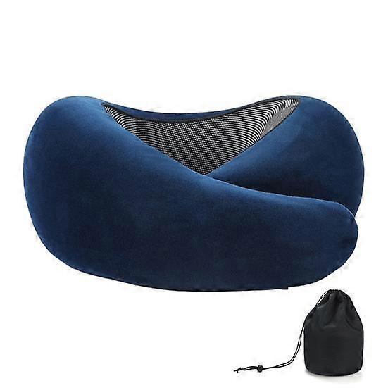 כרית צוואר נסיעות מטוס קצף זיכרון כרית תמיכה כרית עיצוב ארגונומי מתכוונן כרית תמיכה לצוואר רחיץ