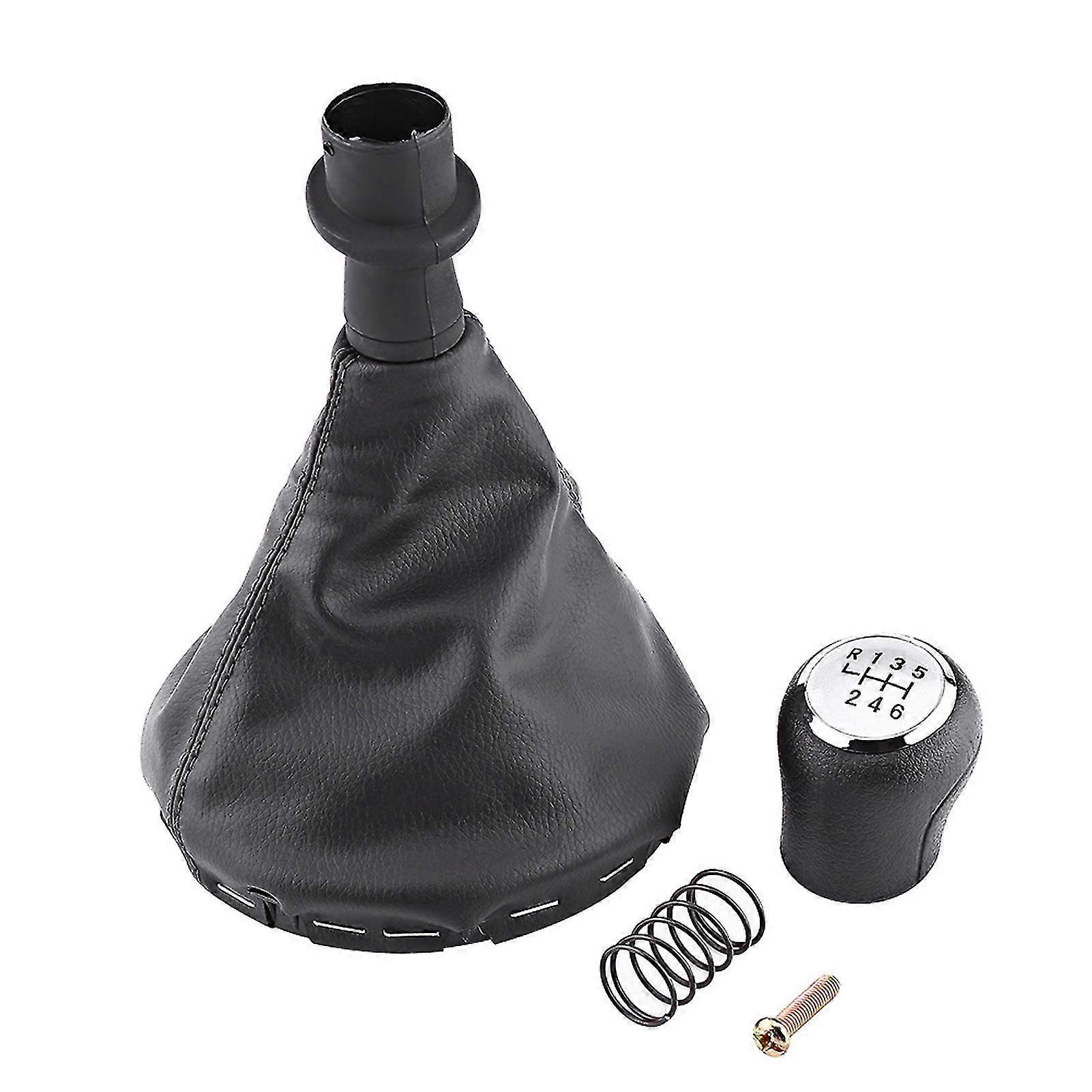 6 Speed Car Gear Shift Knob Gaiter Boot Kit compatible with Transporter T5T6 (2003-2011)