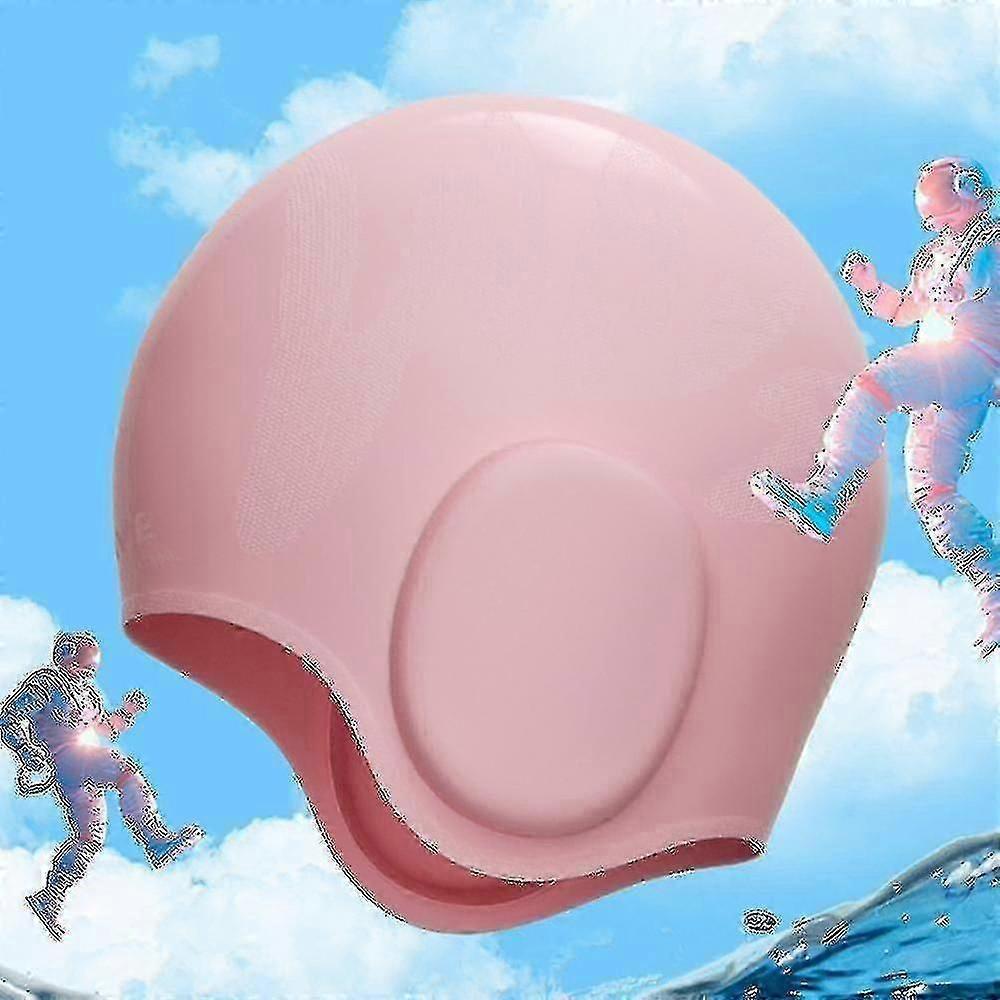 Unisex Crianças Swimming Cap 3d Proteção Auditiva Para Crianças
