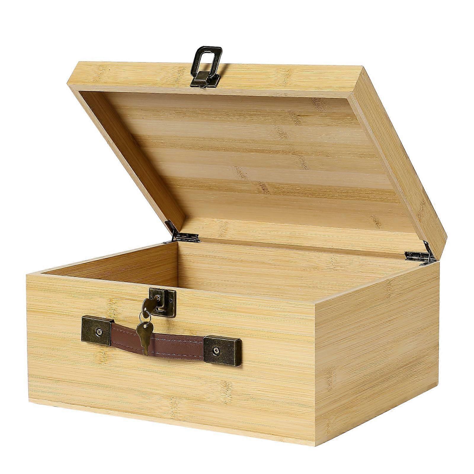 Large Bamboo Storage Box for Decorative Storage