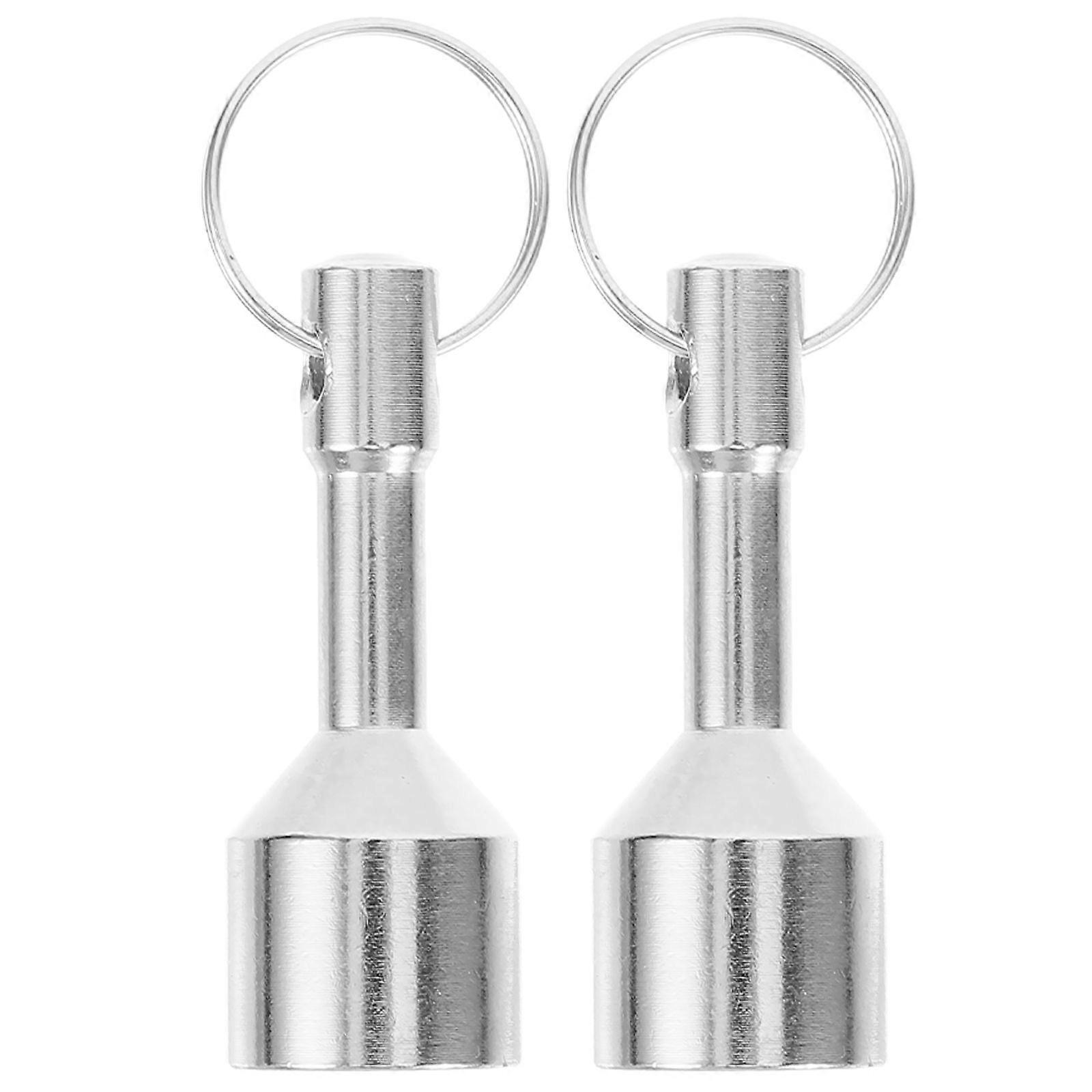 2pcs Gold Tester Silver Testing Keychain Gold Tester pentru bijuterii Silver Tester Pocket Magnet