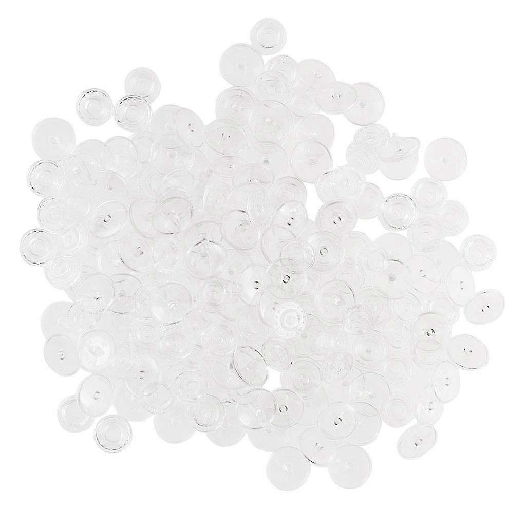 50 Set Size 20 T5 Clear KAM Plastic Resin Press Stud Snap Fasteners