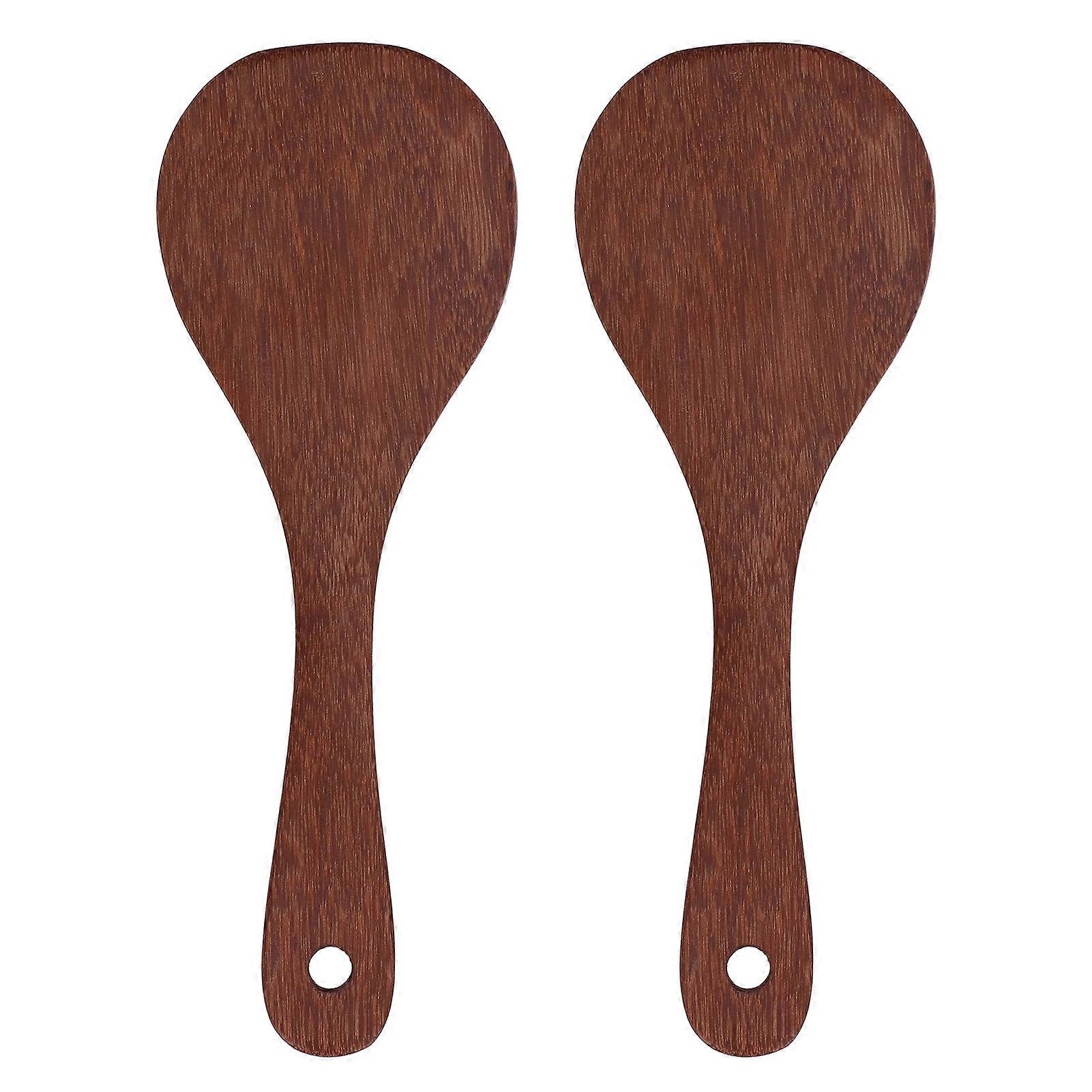 Rice Paddle Natural Wooden Rice Cooker Spatula Kitchen Cooking Spoons for Mixing and Serving Rice