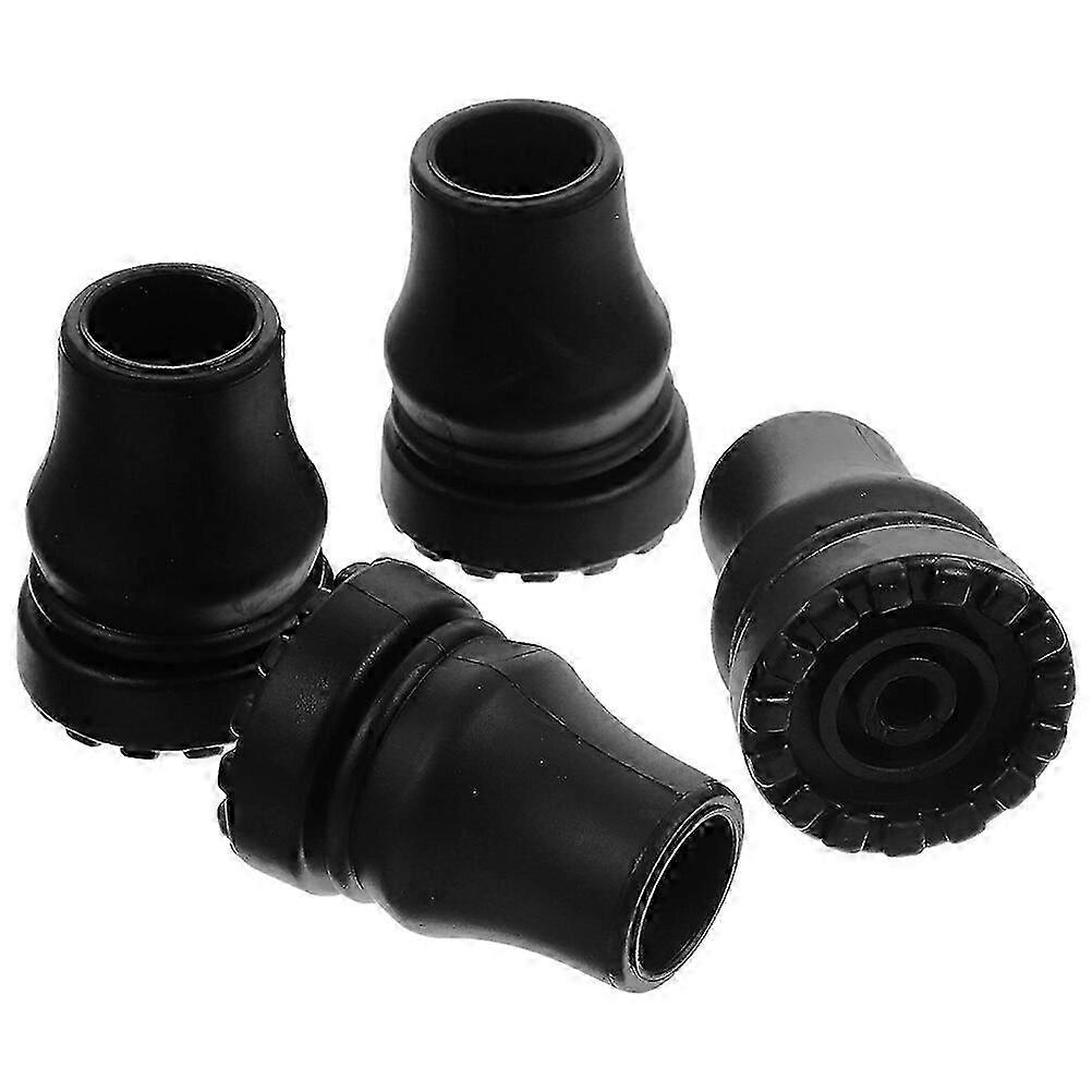4pcs 목발 교체 팁 워킹 케인 팁 목발 교체 지팡이 팁 미끄럼 방지 지팡이 보호대-좋음