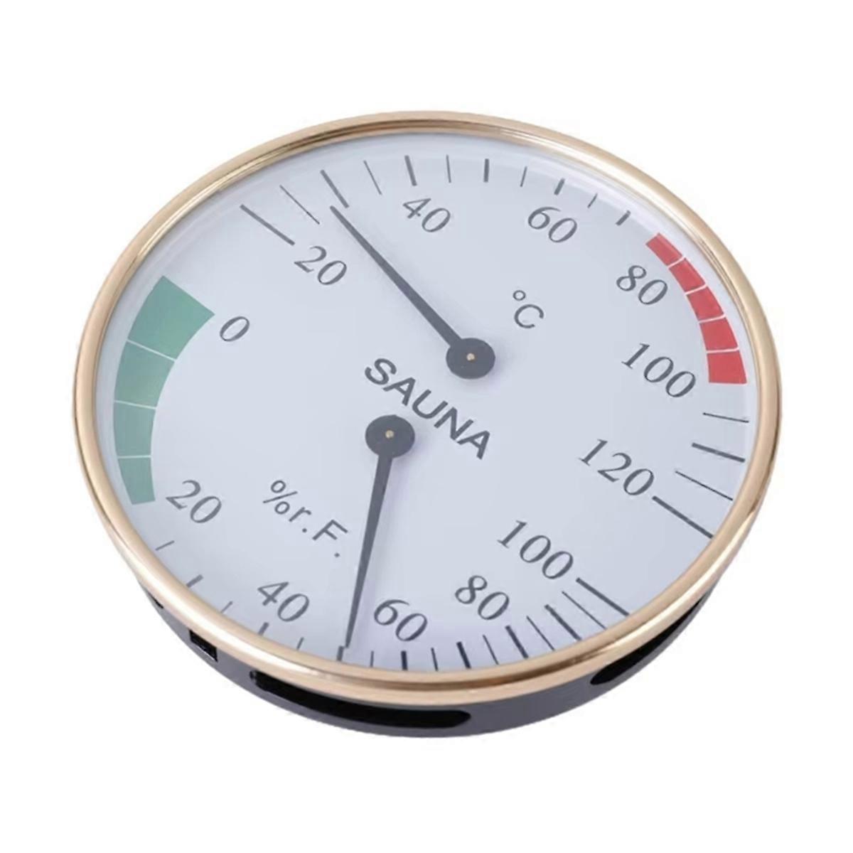 Sauna Room 2 in 1 Thermometer Hygrometer Indoor Humidity Temperature Meter Gauge for Bathroom Sweat
