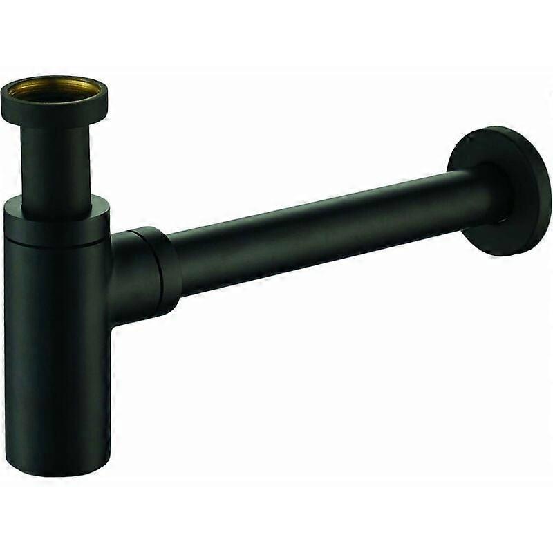 Simple Installation Lavatory Basin Sink Waste Traps, Contemporary Round Design Solid Brass Construction for Easy Assembly, Rust and Corrosion