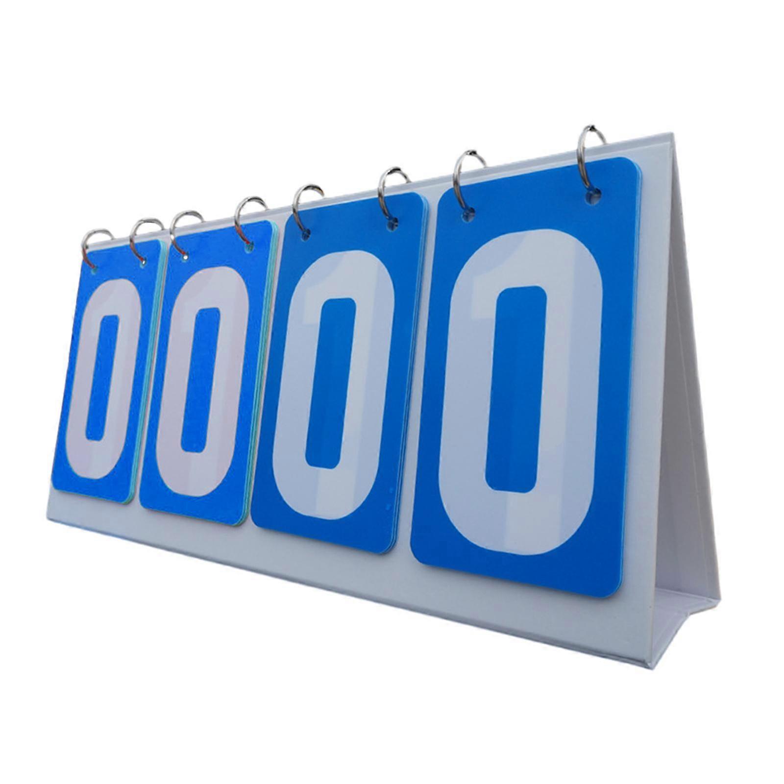 Tabletop Flip Scoreboard Numbers Scoreboard Scorekeeper Durable Multiuse
