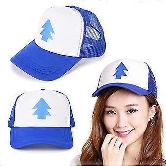 Vrouwen Mannen Trucker Cap Pine Tree Dipper Fall Mesh Hat Verstelbaar 56-58CM