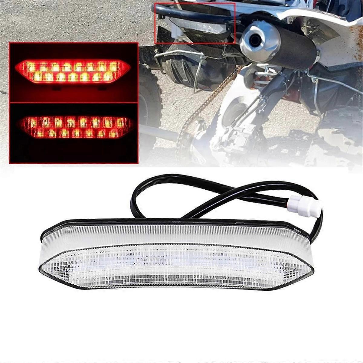 1 Pcs White Motorcycle LED Brake Tail Light for 700