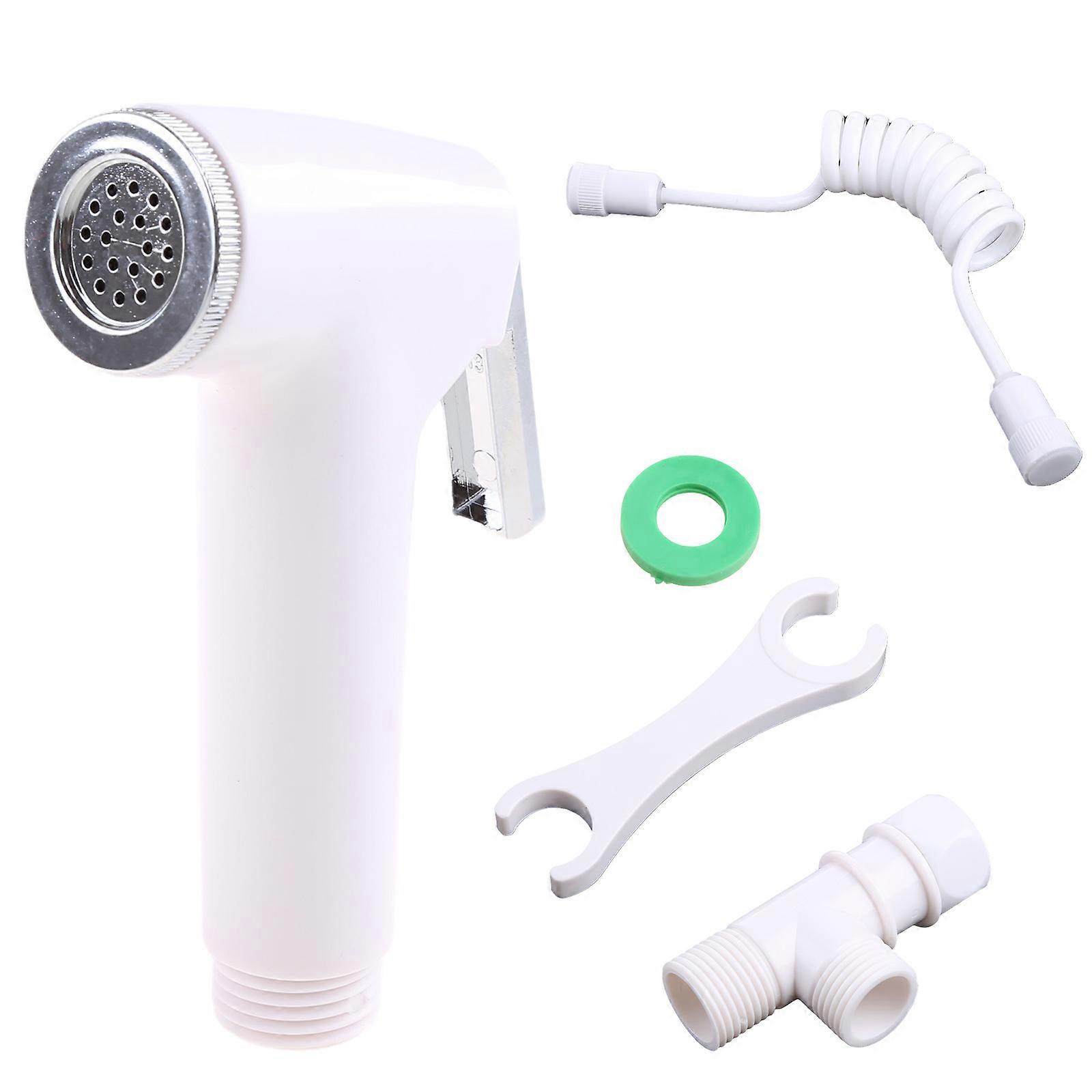 Portable Bidet Sprayer Set with Spring Hose & Holder Universal Handheld Bidet Sprayer Durable Bidet Cleaning Faucets Set