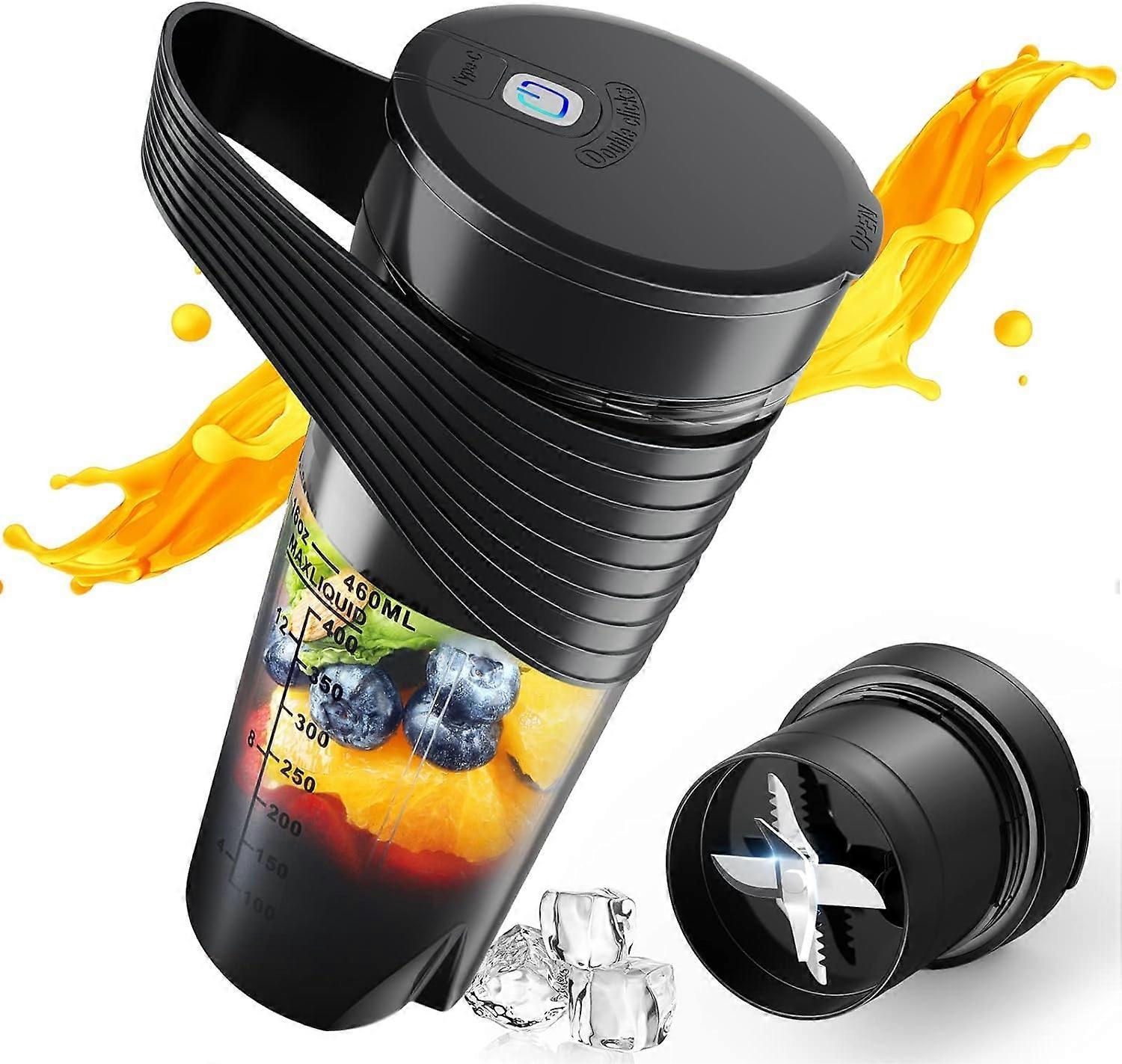 Rechargeable Mini Multifunctional BPA-Free Blender for Shakes and Smoothies 16 Oz