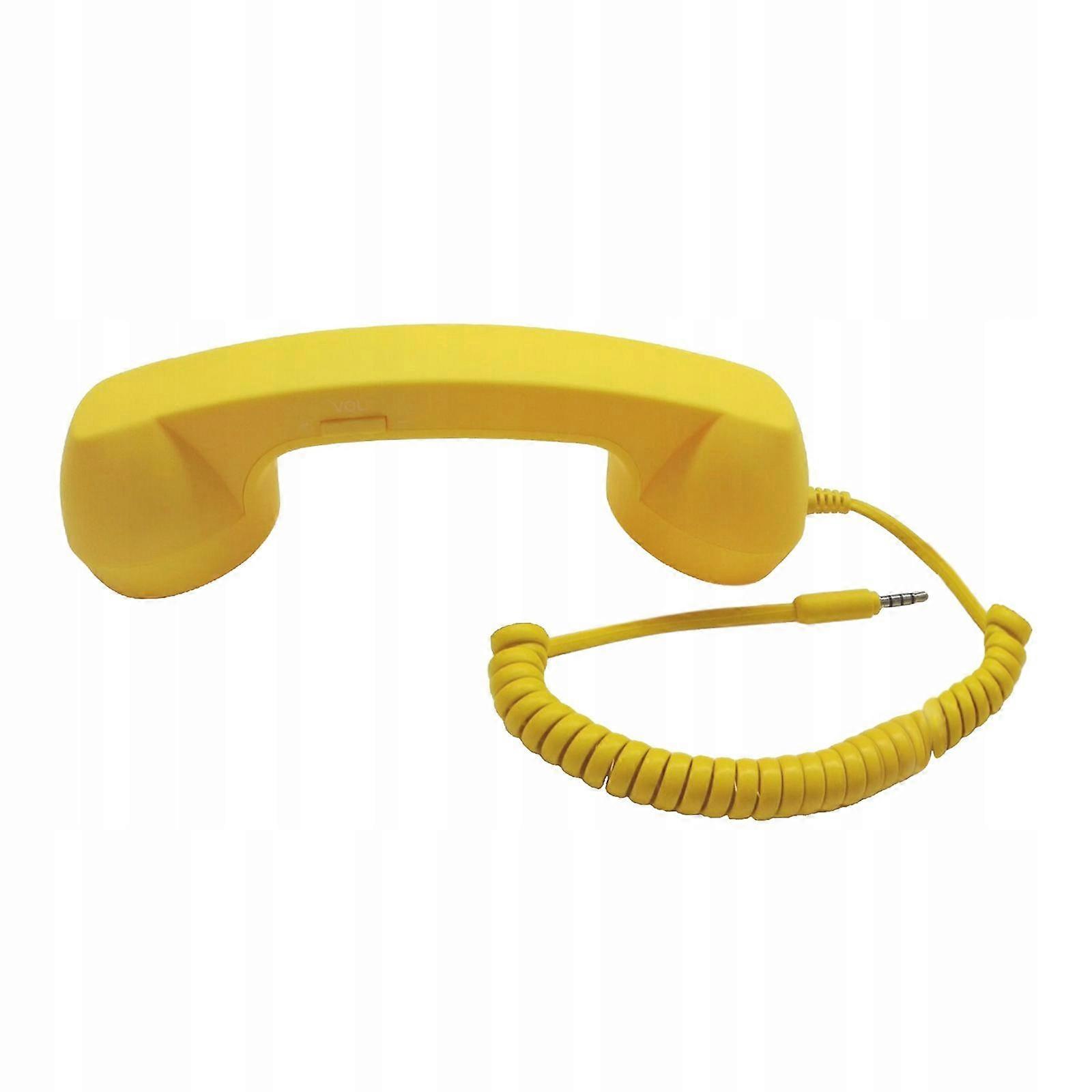 Retro Telephone Handset Retro Telephone Yellow