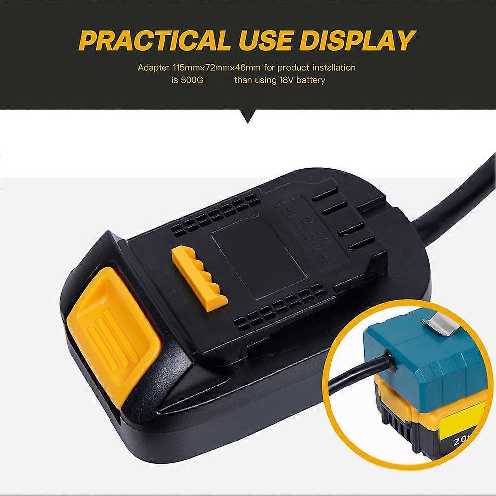 Battery Extension Cord For Makita/Bosch /Milwaukee/DeWalt 18v Lithium Battery