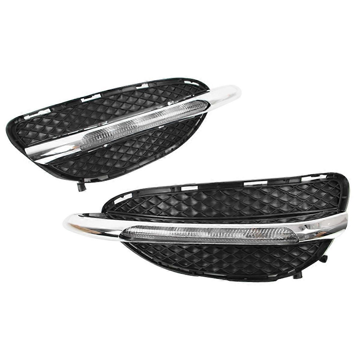 1 Pair High Quality Car Left and Right Daytime Running Lights for E-Class W212 E180 E200 E260 2014-2015