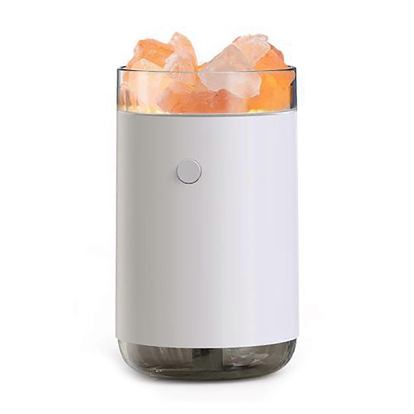Salt Diffuser Humidifier USB Aroma Diffuser Desktop Humidifier with Colorful Light Effect