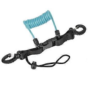 Diving Lanyard Freediving Rope Lanyard Diving Tool Quick Release Buckle Spring