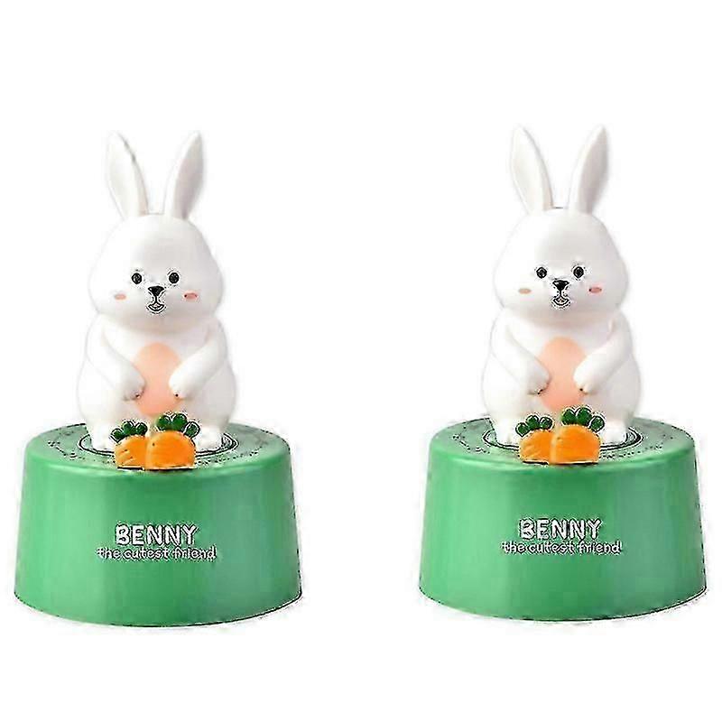 Kitchen Countdown Cartoon Animal Shape Mechanical Time Tool Student Study Exam Timing Tool Green