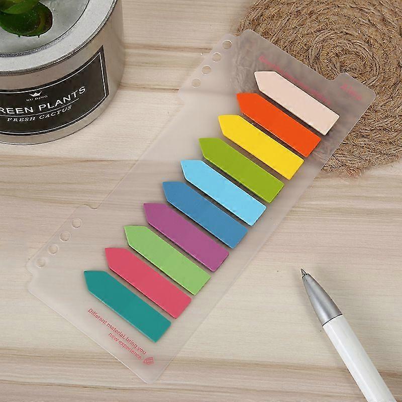 Fluorescerende Plastic Index Indicator Sticky Notes