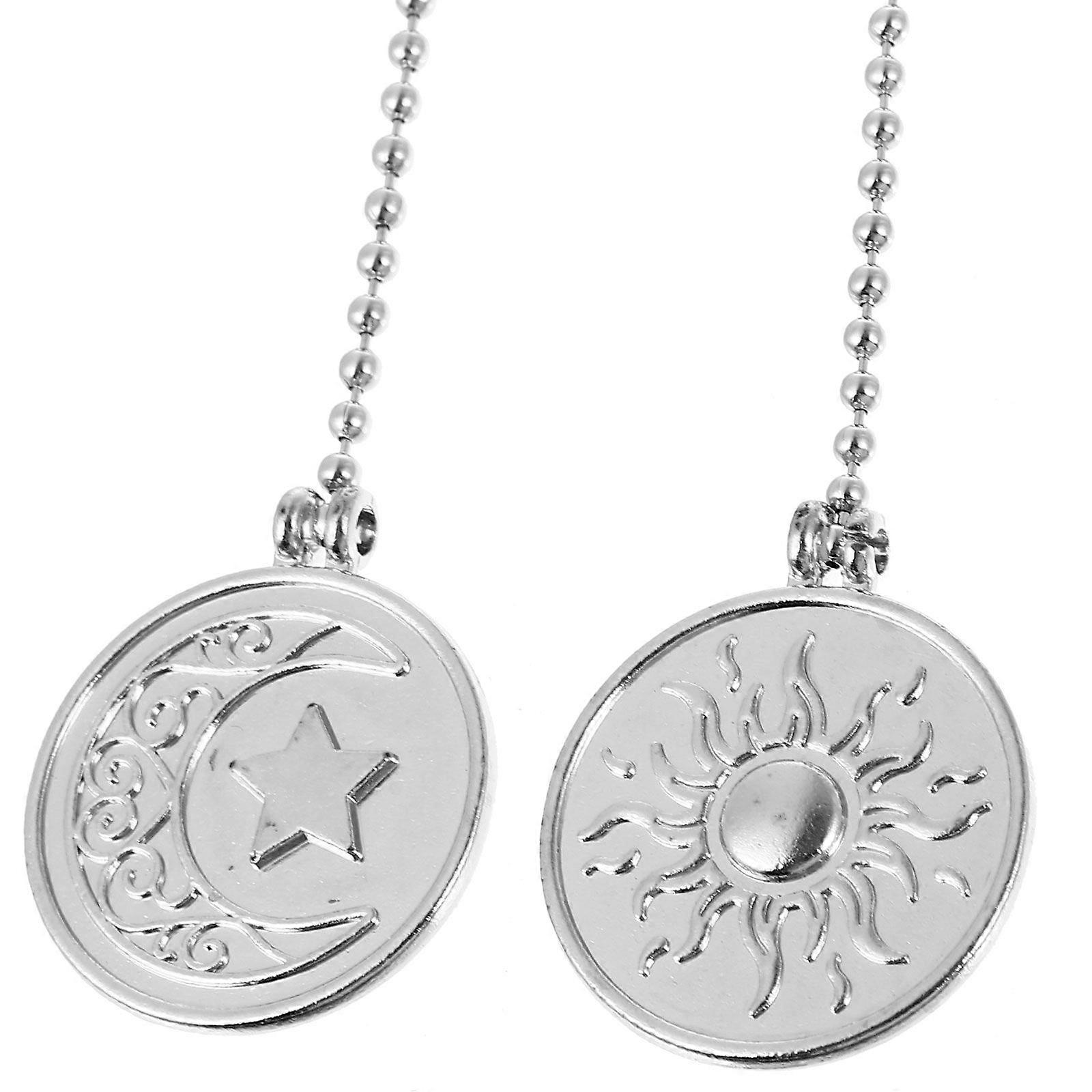 2Pcs Ceiling Light Pull Chains Ceiling Fan Chain Extensions Chandelier Chain Pendants