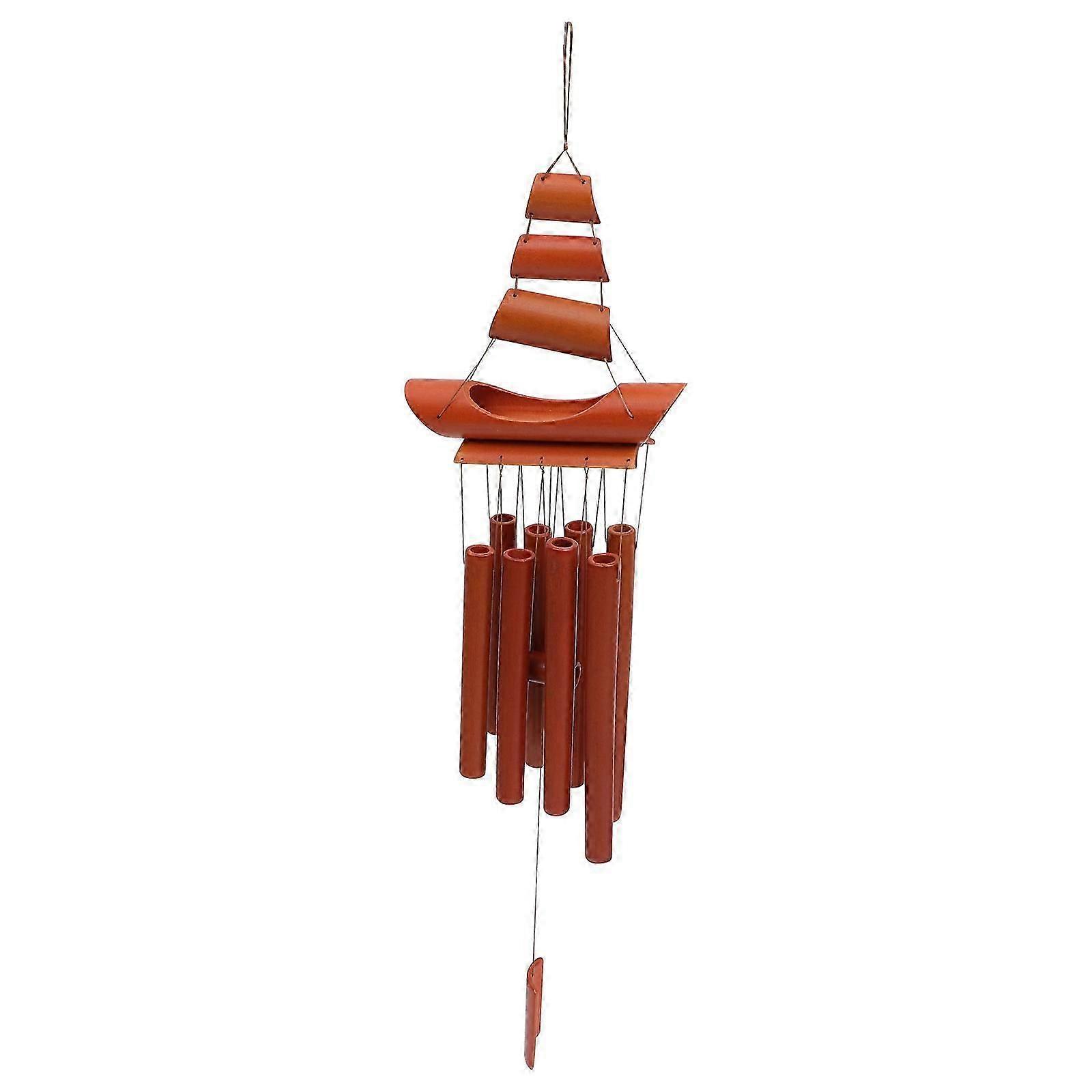 Creative Wind Chime Pendant Bamboo Hanging Wind Bell Garden Wind Chime Decor