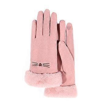 Dames Winterhandschoenen Touch Screen Handschoenen Warm Geïsoleerde Dames Winterhandschoenen met Touch Screen (Roze)
