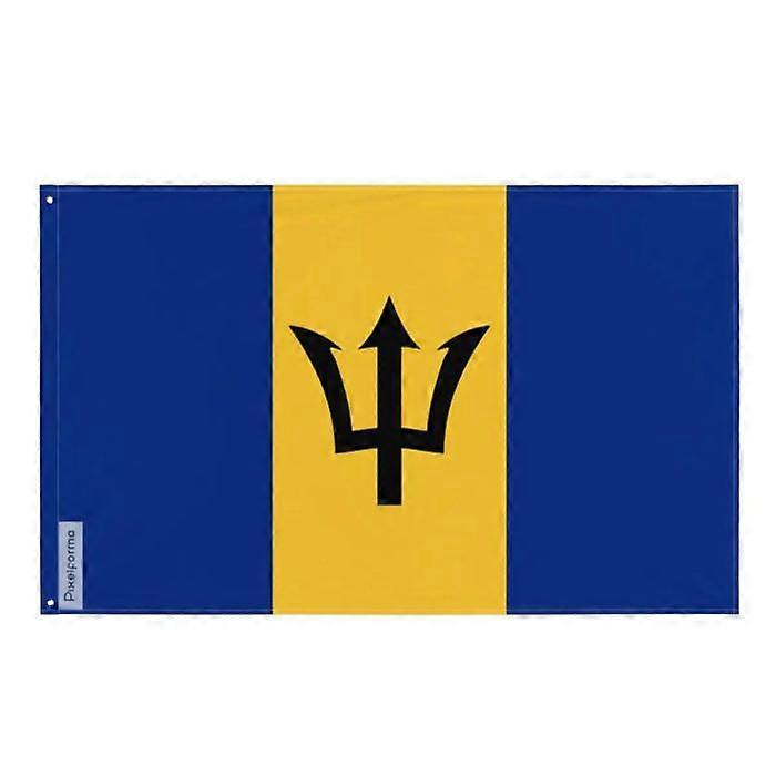 Flag of Barbados – 96 x 144 cm – Polyester – Iron eyelets – Durable