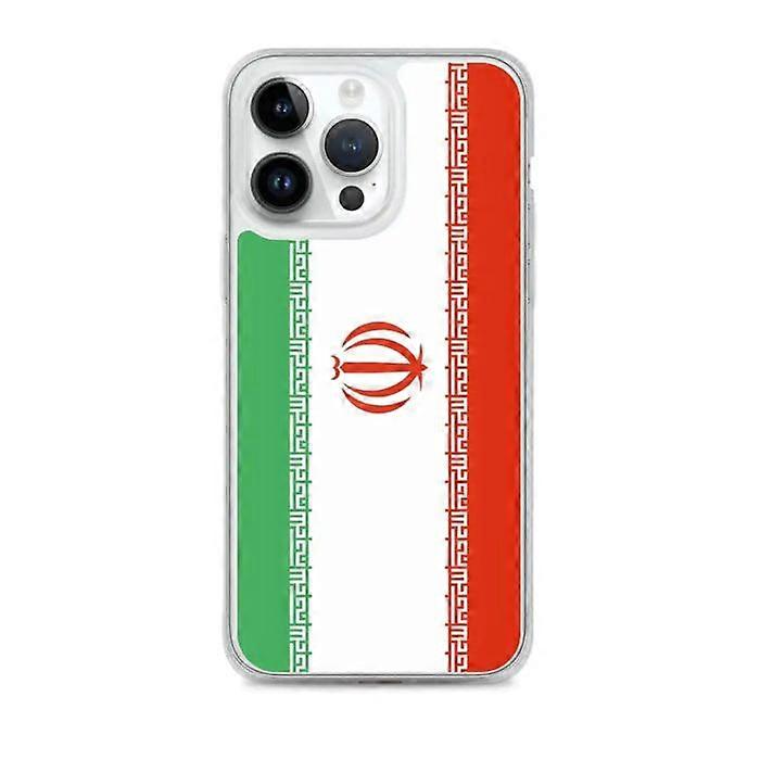 iPhone Case - Iran - Flag - Flexible - Multicolor - Compatible with iPhone 14 Pro Max