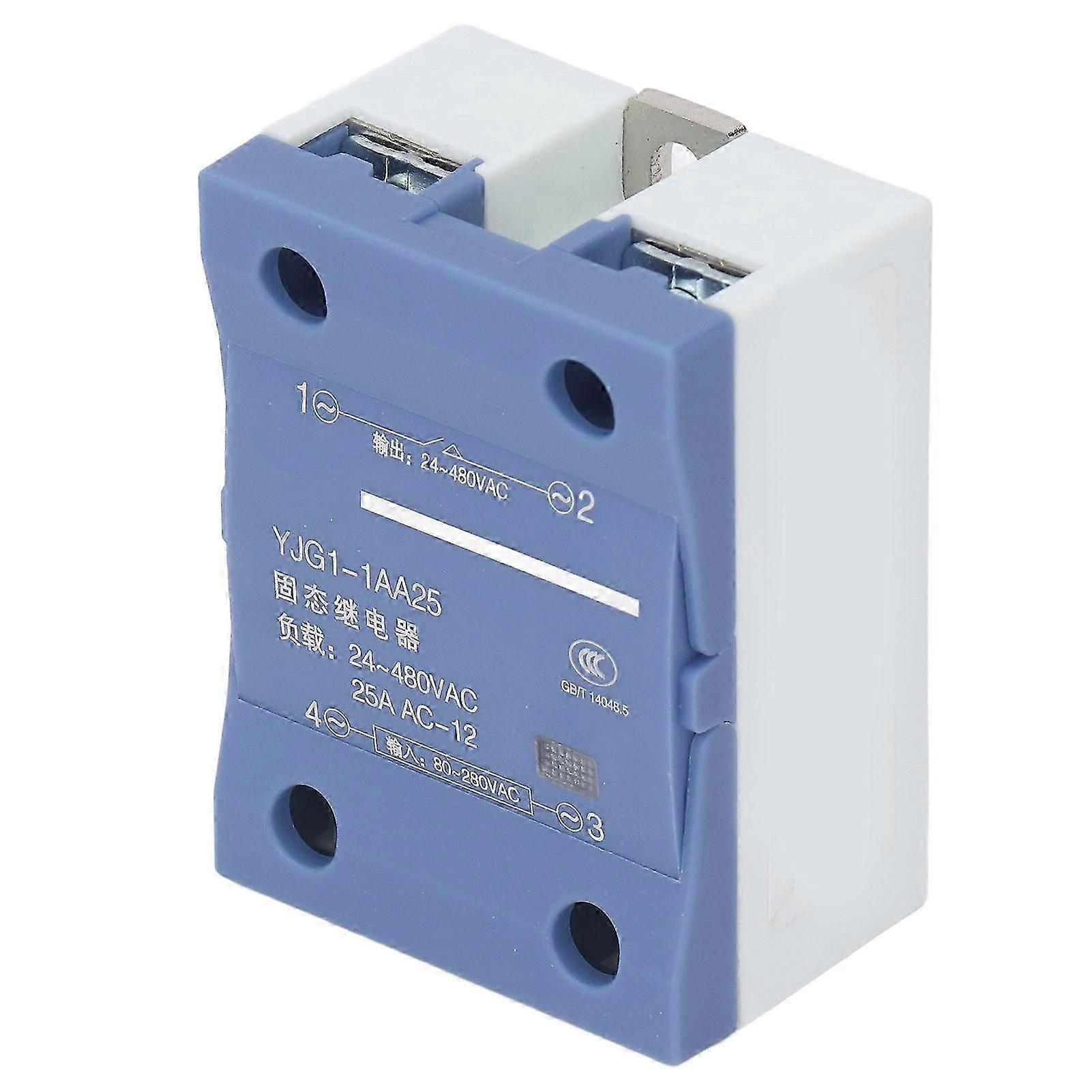 Single Phase Solid State Relay AC Control AC Voltage Regulator Relay 80280V Input 24480V 25A Output