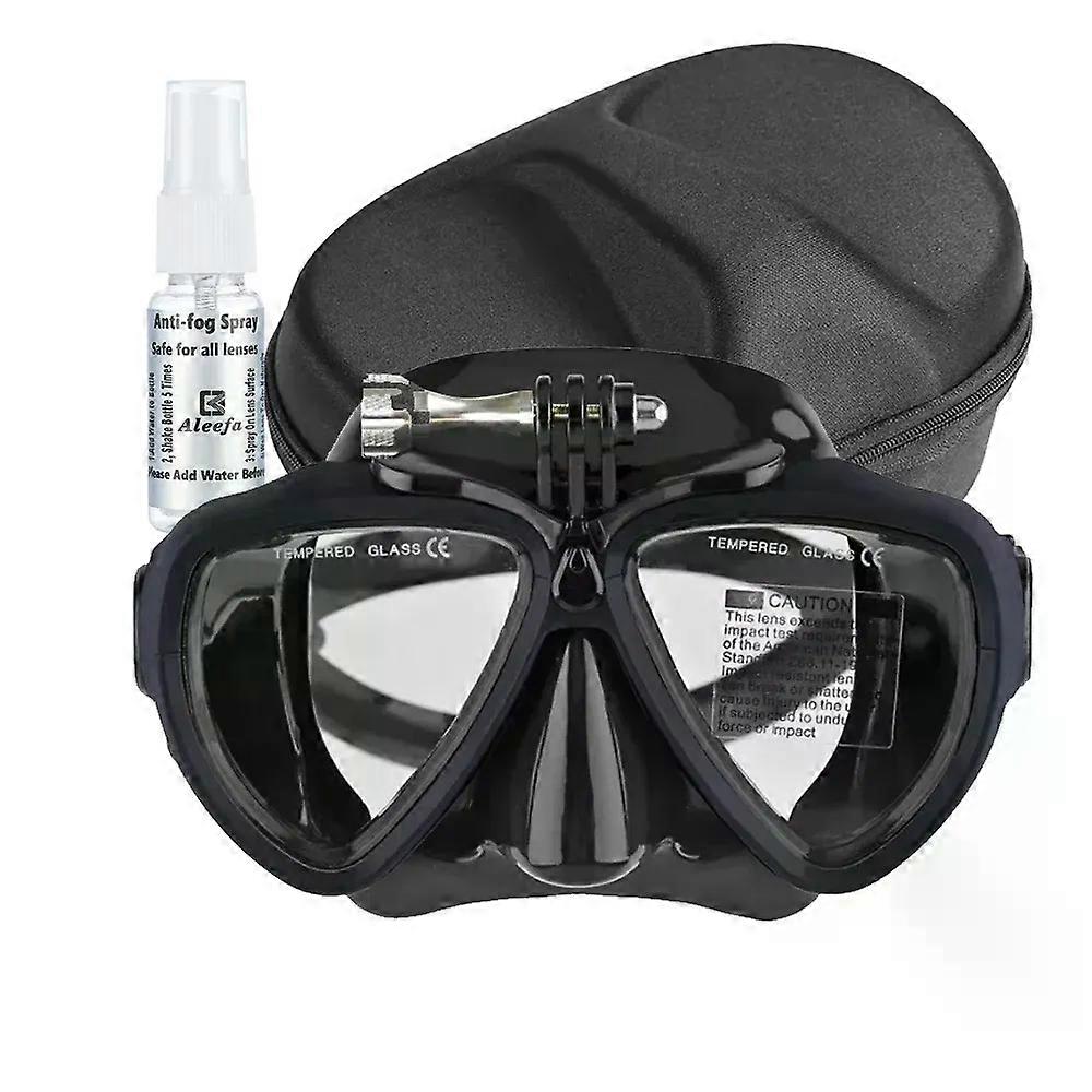 Adult Premium Scuba Diving Mask with camera mount for free deep Dive , Anti-fog,tempered glass,Leakproof