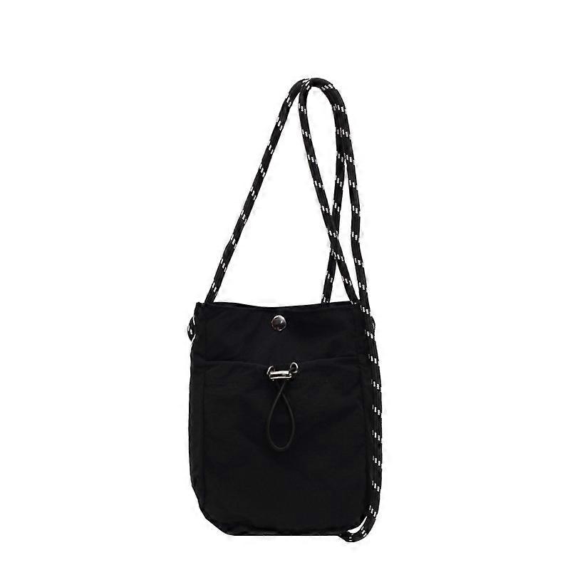 Nylon drawstring messenger bag neck hanging shoulder soft couple