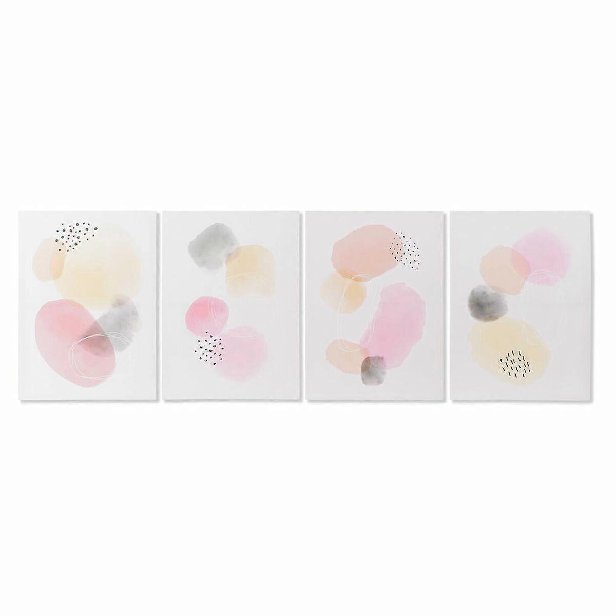 Canvas DKD Home Decor Canvas Wood MDF 50 x 1.8 x 70 cm