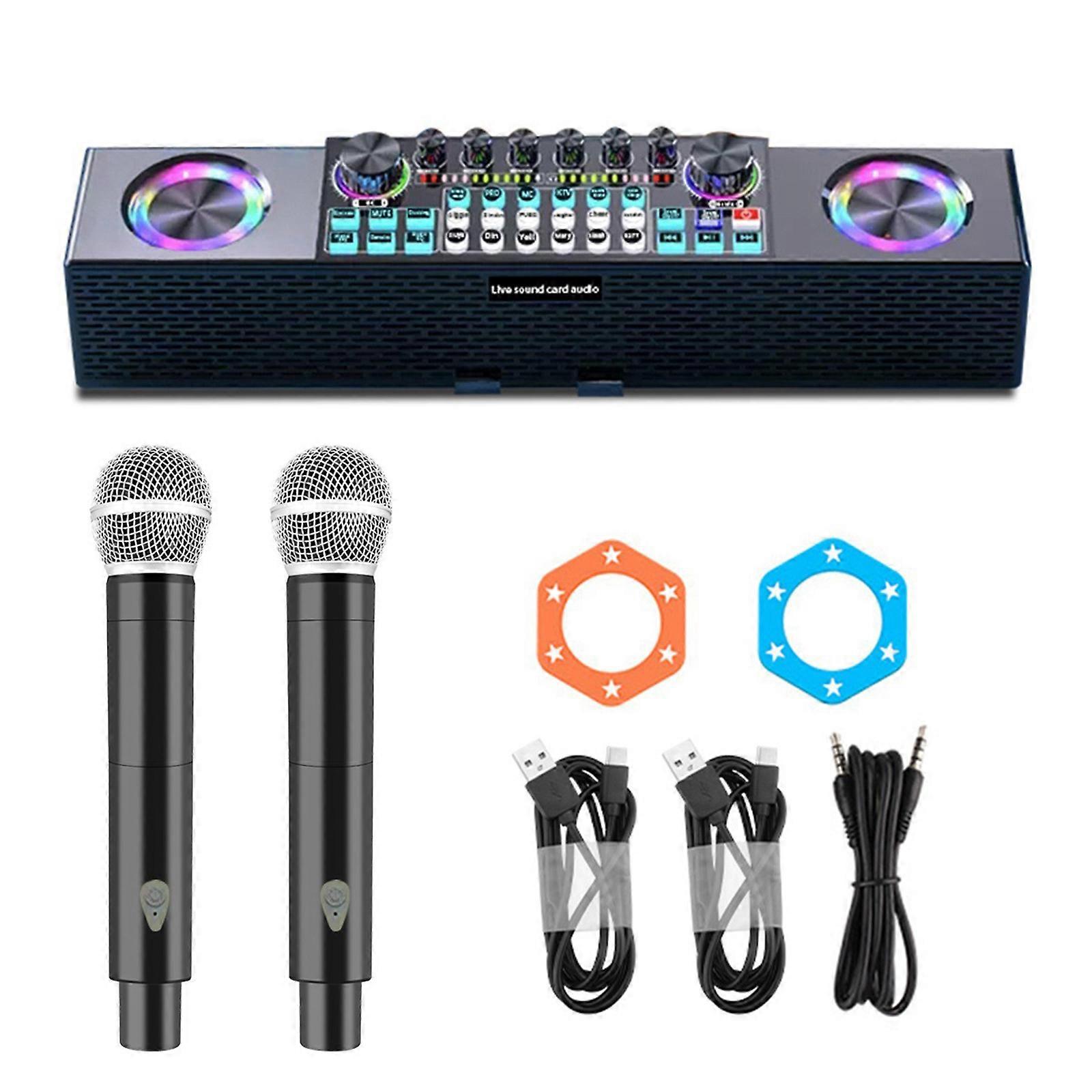 High Fidelitys Sound Mixer Speakers Sound Card For Streamers, Simple Interfaces For Quick Setups And Adjustments