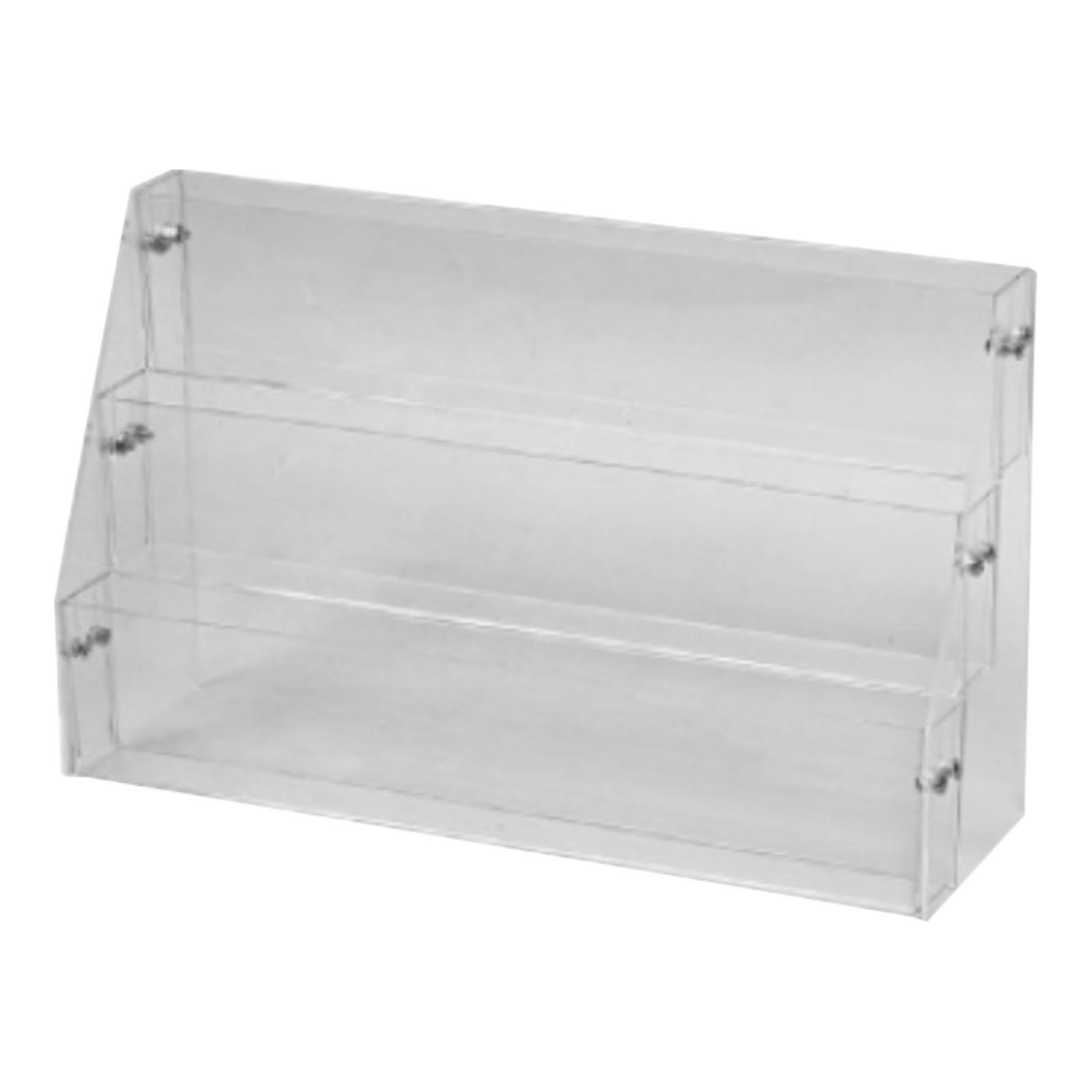 Acrylic Display Stand Rack Shelves Display Riser for Badges Mini Dolls Toys