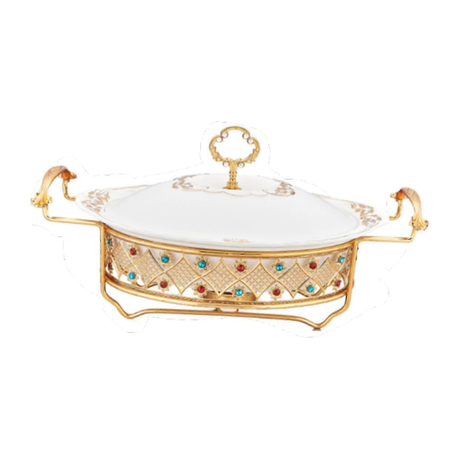 Solid Food Heating Container for Restaurant Dinners and Cafeterias, Suitable for Serving Utensils