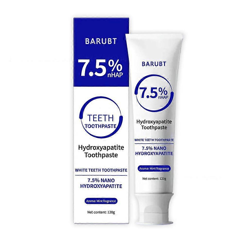 120g(A)$BARUBT Hydroxyapatite Toothpaste Brightens and Intensively Repairs Fresh Breath and Protects Gum