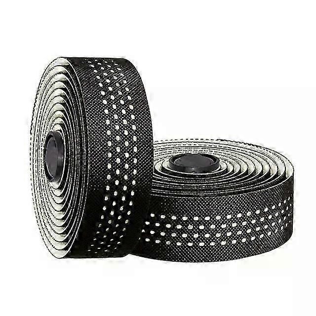 1pair Perforated Breathable Handlebar Tapes Non-slip Road Bike Bar Tape Soft Anti-Vibration Wrap Tape Durable Bar Tape Suitable for Various