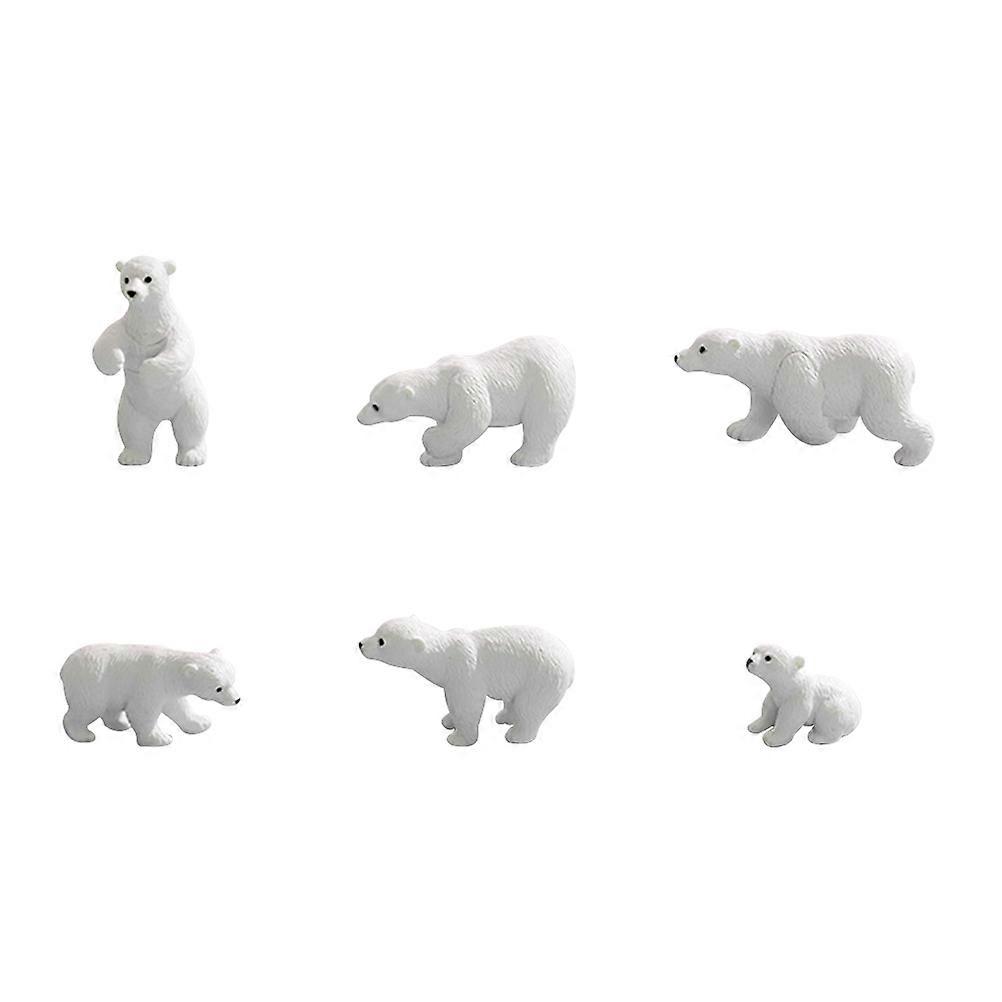 Resin Bear Statuettes, Attractive Shape for Creative Home Arrangements