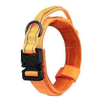 Durable ,Safety Adjustable with Handle ,Nylon Training Collar for Medium Large