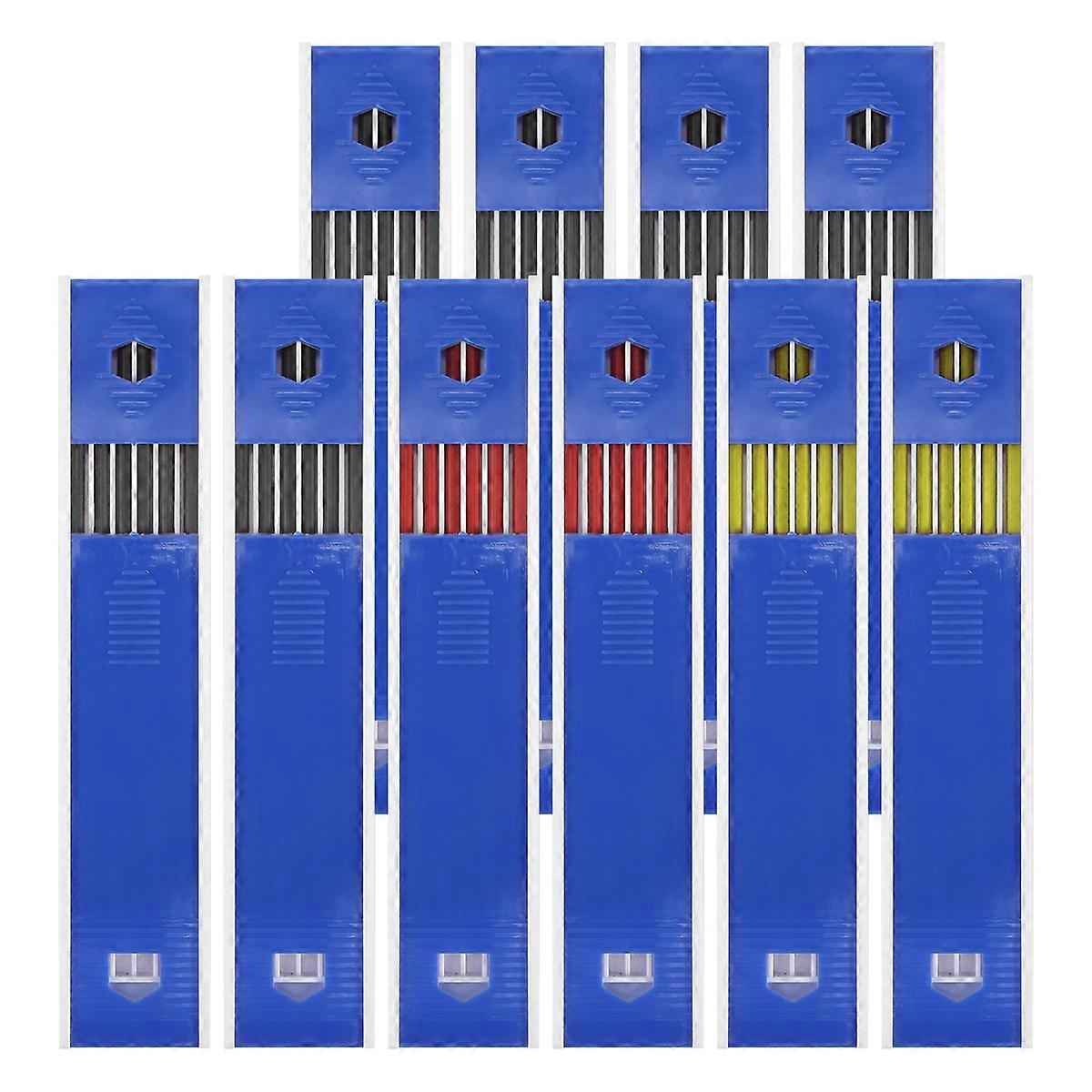 60 Pcs 2.8 mm Solid Carpenter Pencil Set Pencil Refills for Carpenter