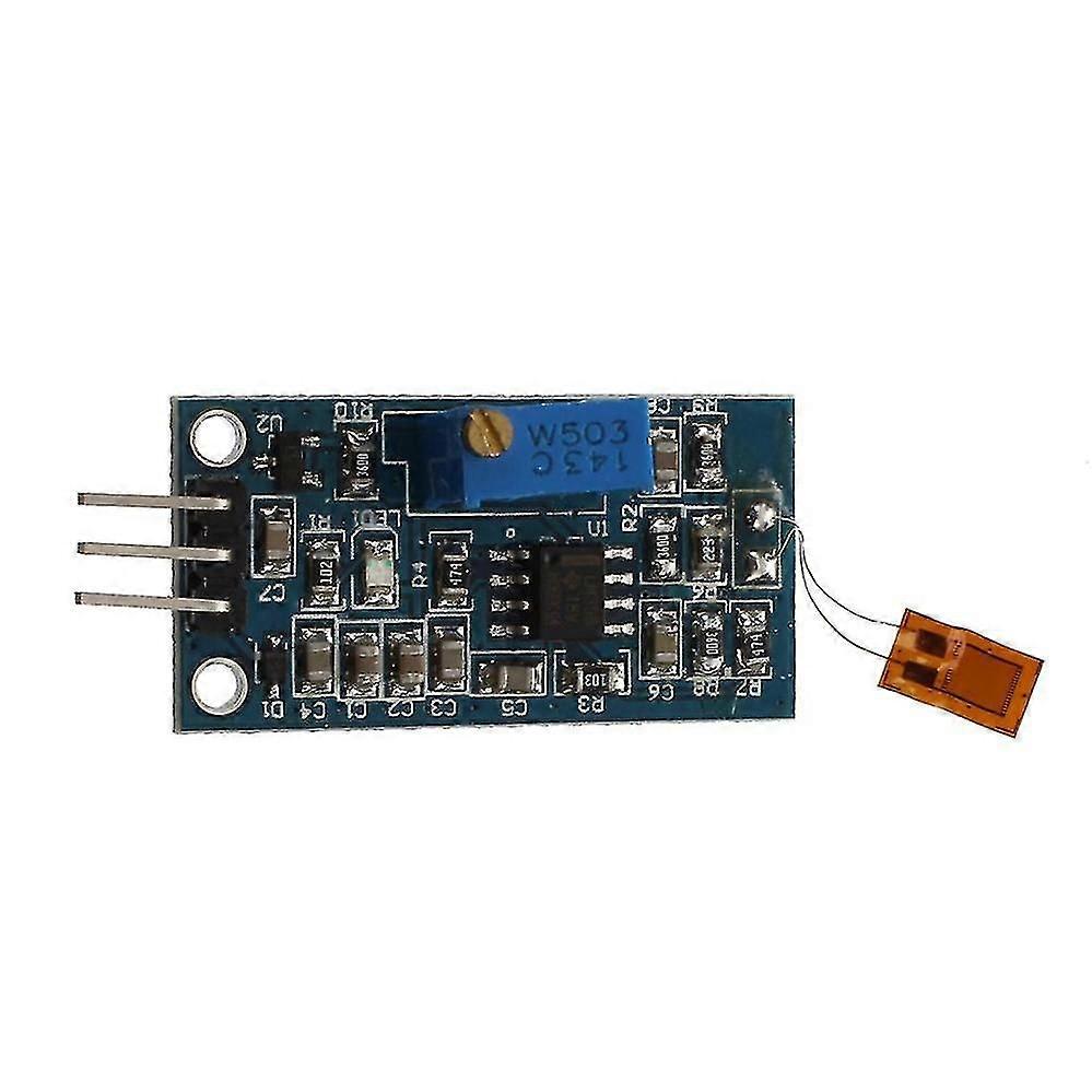 Strain Gauge Bending Detection Test Sensor Module Weigh Amplifier Voltage Output Blue