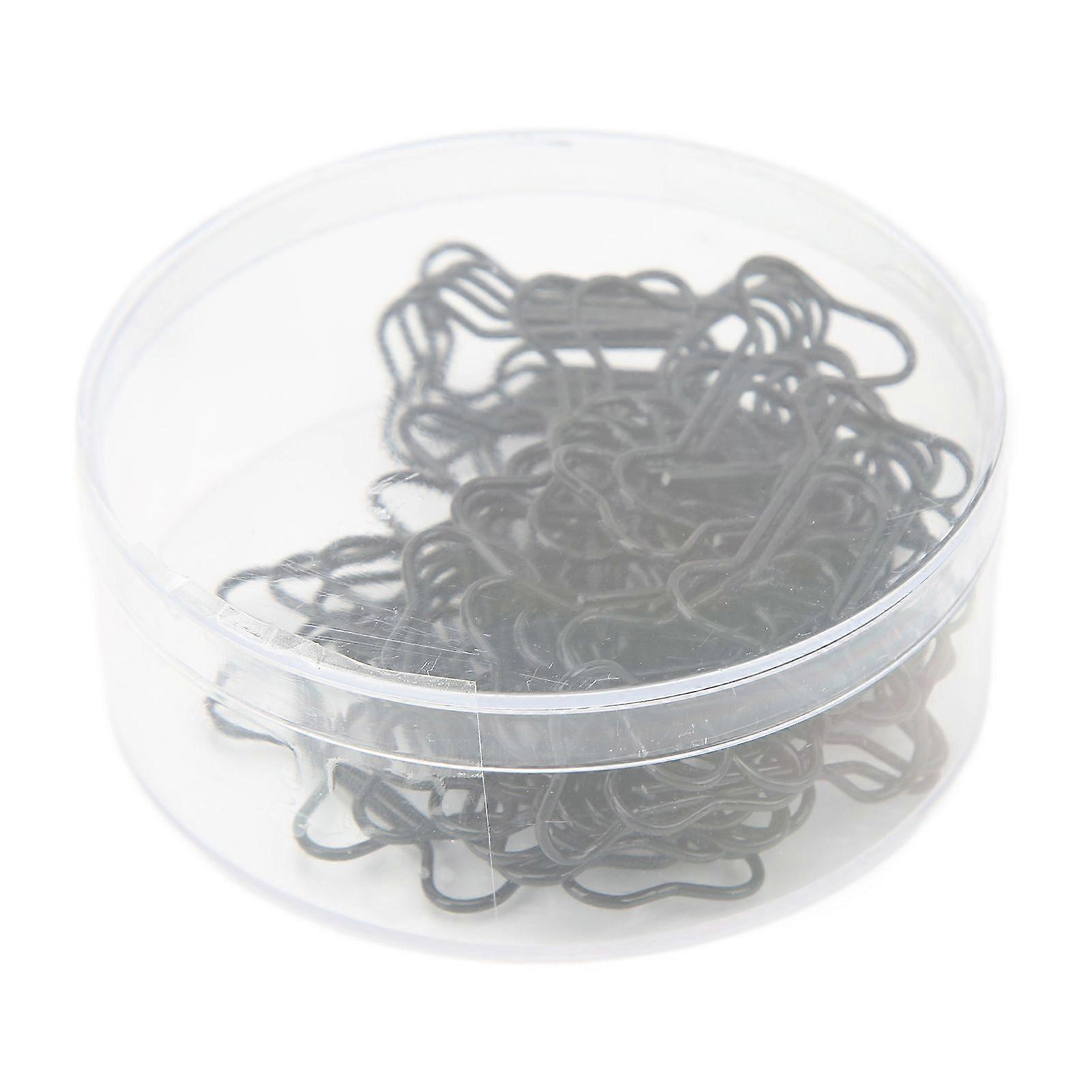 2025 legújabb modell 45 db kutyacsont alakú gemkapocs fekete könnyű