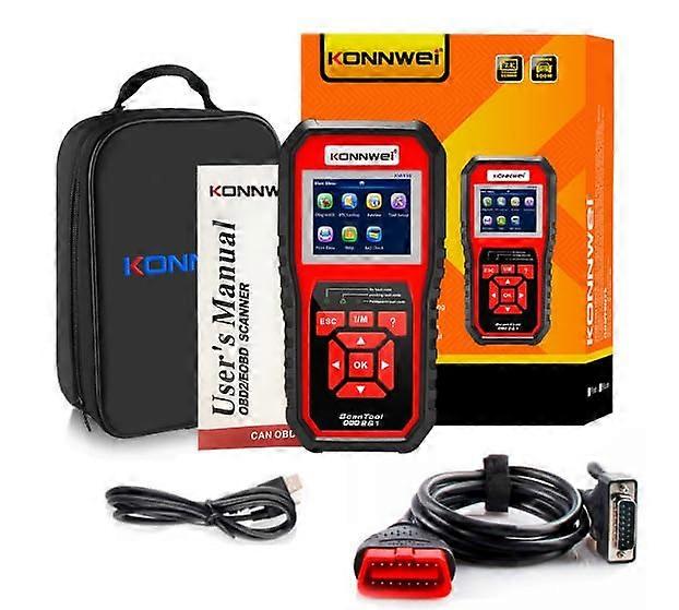Fit for KONNWEI KW850 OBDII Eobd automotive computer fault scanner reader eight language