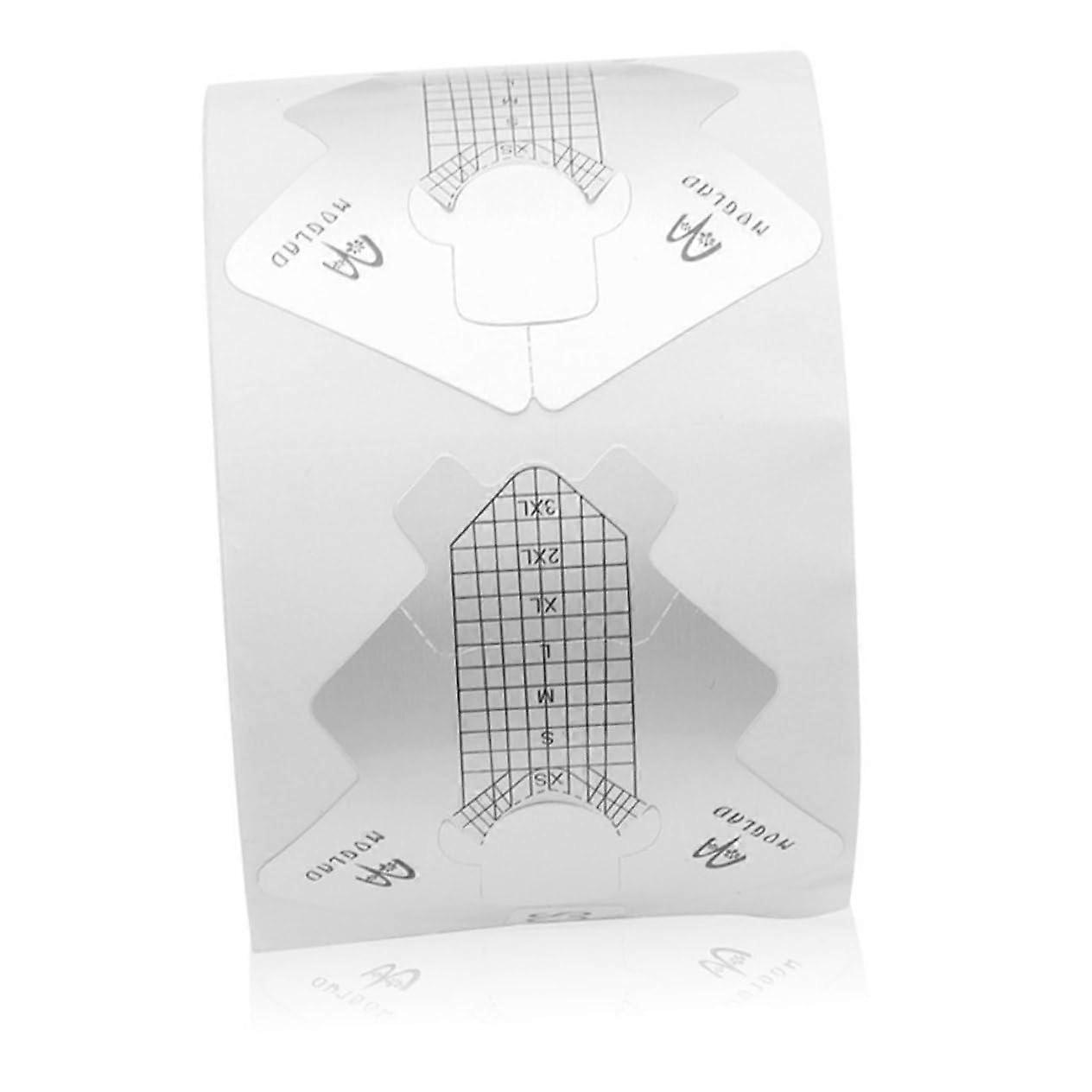 Aluminum Foil Fish Shape Nail Form Holder | Nail Art Guide Forms For DIY Salon Use, Size M, Reusable, Fish Design