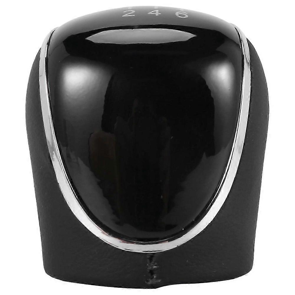 6 Speed Car PU Leather Gear Shift Knob Shift Lever for Mondeo IV C-MAX Transit Focus MK3 MK4 JP