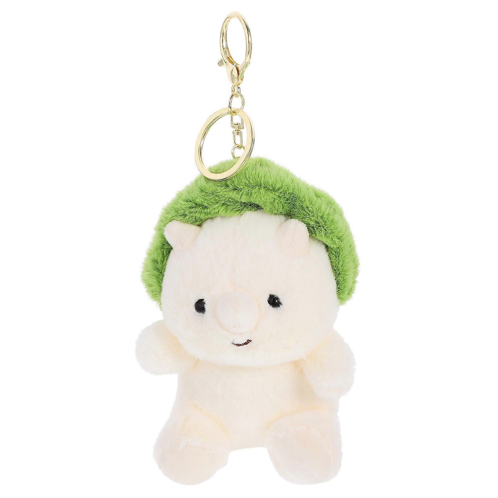 It sounds like you're describing a product listing for a **Cute Triceratops Dinosaur Plush Keychain Pendant**! Here's a refined version of your