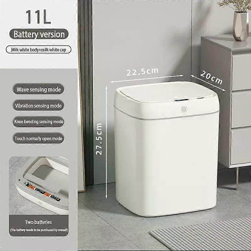 Large capacity garbage bin with intelligent sensing,waterproof cover,automatic garbage can,electric garbage can,kitchen bathroom