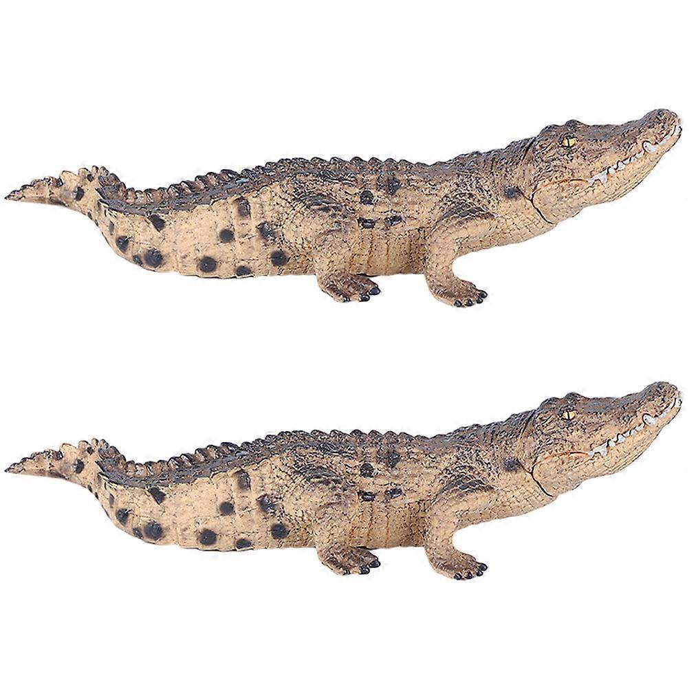 2pcs Lifelike Simulation Model Realistic Figure Decoration for Bedroom, Nursery & Garden Fake Animal Ornament