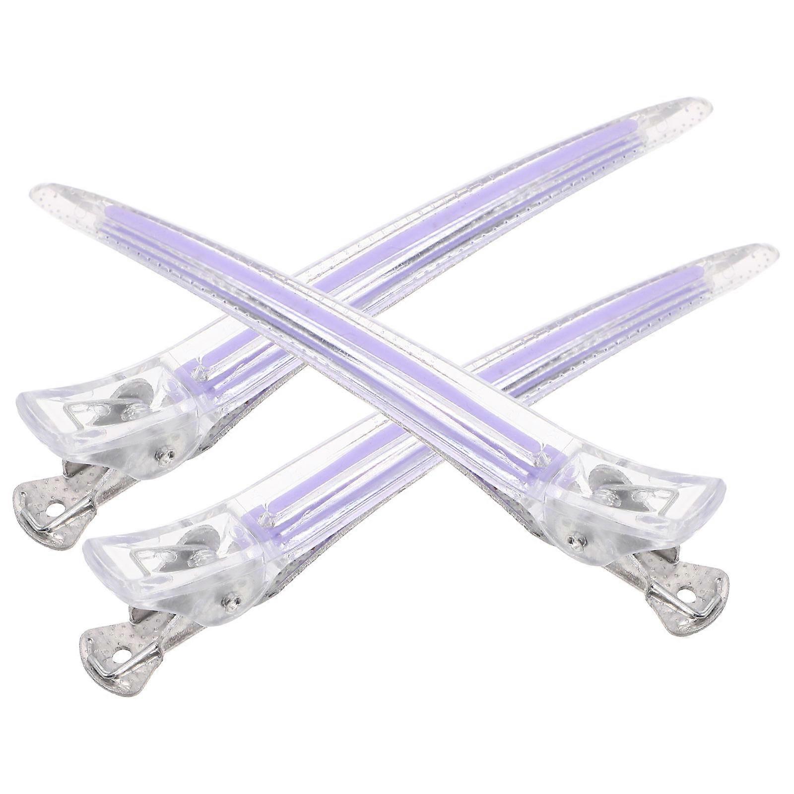 Hair Styling Clips Small Size Non-Slip Women Daily Use Styling Tools No Mark Design 3Pcs
